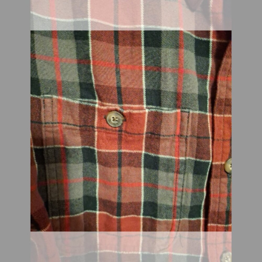 Duluth Trading Co Men's  Plaid Shirt - Picture 3 of 4